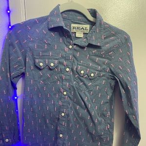 Real cowgirl shirt size 10